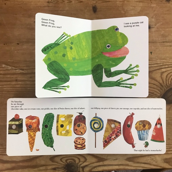 Eric Carle Board Book Bear Hungry Caterpillar Kid - Picture 3 of 9